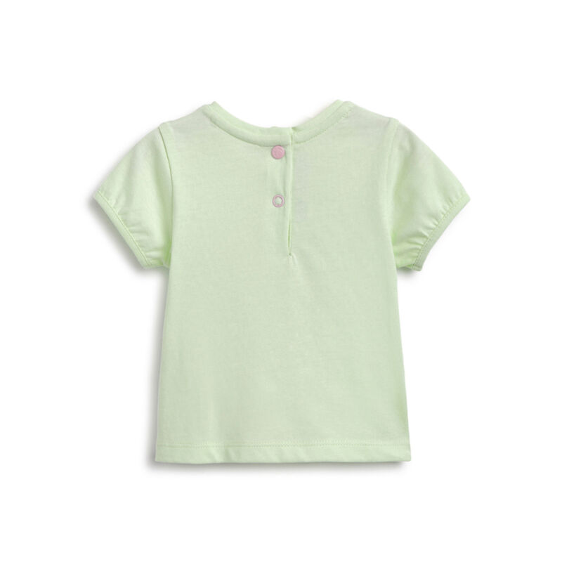 Girls Light Pink T-shirt with Short Pants image number 1